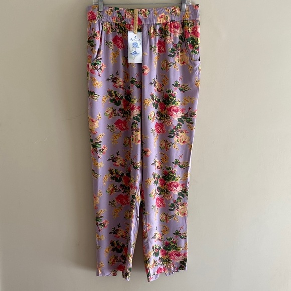 April Cornell Pants - April Cornell Stretch Floral Pants